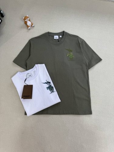 burbberry 巴宝莉 25Ss 简约胸前战马印花男女情侣款短袖T恤 轻奢主义，男女日常通勤穿搭必备单品，正确版本，随意对比！ 购入原版开模打造，面料采用2