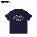 goodbrand 25Ss 珍珠刺绣重工短袖T恤 采用订色订染毛圈纯棉衣面 250G双股双纱 手感舒适 进口针织针梳棉进行制作 搭配320G1*1螺纹 同缸无
