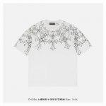 chrome Hearts 克罗心 25Ss 上幅斑驳十字架印花短袖 面料采用280克重精梳棉 定制32支1*1螺纹 成衣两遍水洗处理 面料舒适亲肤无异感 定制