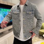 罗意威 顶级版本 2025早春新款水洗字母牛仔外套 闭眼入的一款 上身无敌百搭好看 原版开模定制Logo 牛仔水洗多次调整保证颜色饱和度无差 五金皮料都是开模定