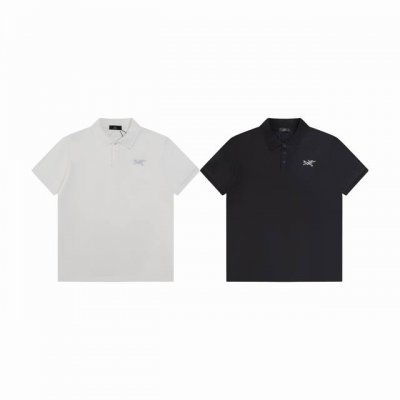 款M 始祖鸟polo110 Arc’Teryx 始祖鸟夏新款男士刺绣胸口小标短袖T恤 区别市场聚酯纤维 高版本锦纶面料 熟悉的爆款配方！！青岛外贸工厂p出品！！