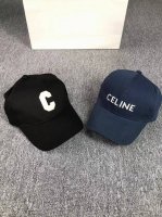 上新 Celine 赛琳经典款刺绣字母棒球帽 材质：精梳棉 工艺：刺绣字母 两色 黑色、藏青色