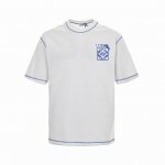 loewe 罗意威 24Ss 缝线渲染字母Logo短袖 泼墨Logo短袖，反袖设计，采用定制定染高克重原版面料，洗水完高达280G纯棉面料，数码直喷印花，1-1