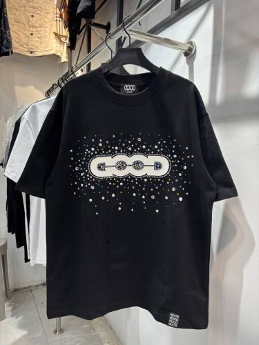 款号：Zmr47# Goodbrand 假日缤纷糖果宝石烫钻短袖T恤 男女同款 280克纯棉双砂面料 所有面料均已提前做过缩水 品质第一 所见即所得 不会洗一次