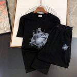 直 品牌 Givenchy 纪梵希 2025新款男士短袖短裤套装！官网同步销售！市面高端版本！手感细腻柔软！让你穿着更加舒适！立体裁剪版型超赞！尺码:M-5Xl