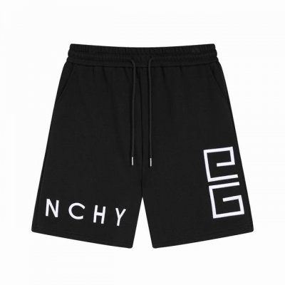 Givenchy 纪梵希 刺绣Logo短裤 面料采用380G纯棉毛圈面料，订染颜色后整蚀毛处理，对照原版做丝滑超柔处理，布面肌理股线清晰明显，垂感一级棒，做工精
