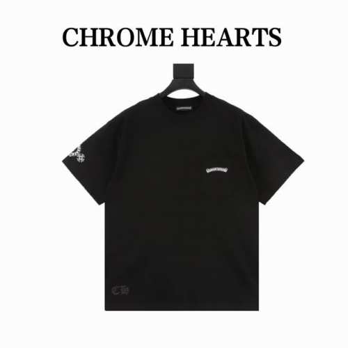 Chrome Hearts克罗心25Ss彩色十字架短袖T恤 宽松版型高密度针织，面料280克双纱，1*1双纱螺纹，手感柔软舒适，不变形，Os落肩宽松版型，男女同