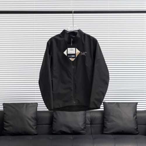 工厂p直供 Arc'teryx丨始祖鸟Solano Jacket索拉诺立领刺绣版夹克 配色：黑色 隐秘灰 幽雾绿 尺码：S-Xxl