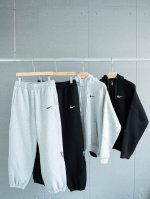 上衣 裤子 顶级联名单品 Supreme X Nike Ss25Week4 Sweatpant 刺绣Logo百搭宽松 联名系列 刺绣Logo袋鼠口袋连帽卫衣 男