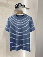 chane*新品 印花珍珠链条