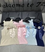 新品上线 款号:27555# #巴尔侧蝴蝶背心实拍图