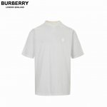 本地自取： 160 burberry/巴宝莉 25 Ss 暗纹同色小标短袖 纯棉质面料、圆领T恤衫版型、罗纹针织领口、全套辅料配备， 纯棉质面料材质，采用15S