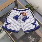 款号 Ysk06 顶级刺绣 2025新款Mitchell&Nessjust Don联名奥兰多魔术队刺绣字母Logo速干篮球短裤 每一处细节都诉说着奥兰多篮球的辉