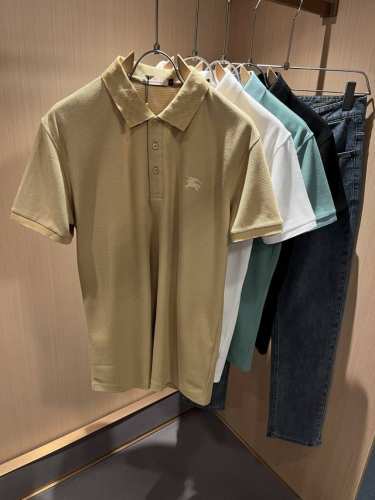 bur*Erry 巴*莉 2025春夏新款男士短袖Polo衫，品牌最新设计元素！既不单调也不复杂,恰到好处的展现品味！客供顶级定制珠地棉面料！舒适吸汗透气根本不