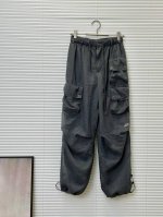 正品复刻 夏款 耐克 Nike Sportswear Tech pack 纯色Logo刺绣工装梭织衬里多口袋休闲裤 情侣款 细节做工辅料1:1 订做 原版购入