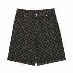 louis Vuitton 路易威登 Fa满印珍珠扣老花牛仔短裤 size Xs-L