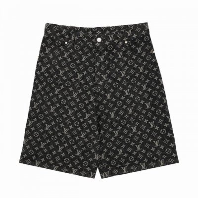 louis Vuitton 路易威登 Fa满印珍珠扣老花牛仔短裤 size Xs-L