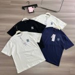 Mlb 男女情侣老花系列运动T恤大Logo休闲短袖25春夏季新款 三标齐全，吊牌可以扫码验证，一衣一码！原厂包装！领口压条保证舒适性！高端品质2025Mlb N