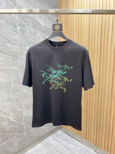 Arc 始祖鸟 2025年春夏新品上新 三标齐全 丝光棉圆领短袖T恤 好货不用过多介绍 看细节 专柜码数：M-Xxxl 175 140建议L