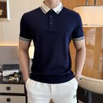 迪奥 2025Ss蛇年春夏新款polo领短袖系列。精选优质双丝光珠地棉面料，时尚大牌元素Logo设计，上身版型超赞，面料细腻舒适透气，随意搭配都超级好看时尚型男