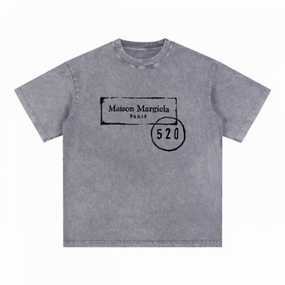 合作让利 高端品质 Maison Margiela 2025 Fall 春夏系列 标识520短袖T恤 采用进口康丽数码白墨直喷印花 定染高品质潮牌32支加密双纱