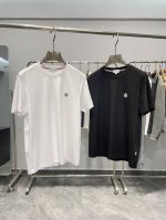 mon25Ss春夏新款轻薄棉质基础圆领短Tee，男女同款经典毛毡徽章休闲套头短袖T恤衫！贸易公司渠道稀出，法蒙家基础纯色打底单品奉献，简约百搭、衣櫉里不可或缺的