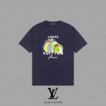 Louis vuitton 路易威登] 2025FW春夏新款 lv字母印花短袖T恤 300克双纱26支纯棉面料 四标齐全 带logo包装袋+雪梨纸 男女同款 颜