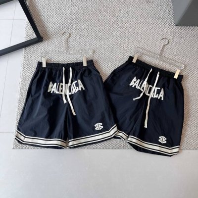 Balenciaga 25Fw 经典胶带刺绣Bb织带短裤 2025年夏季首发 全网独家重磅出货 进口田岛绣花机器25万刺绣 效果饱满 立体清晰 无毛边 超重工艺