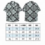 现货 p 2286 2025夏季新款潮牌弗 克罗心速干十字架短袖衬衣男女Ins超火美式休闲衬衣 颜色：黑色 码数：S M L Xl