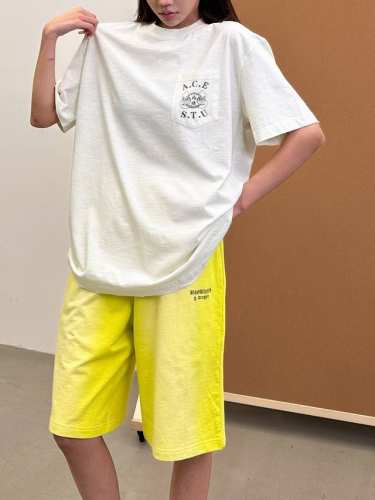 r13 ｜ 新款中文T，成衣洗水吊磨前后印花工艺，日本进口竹节棉，男女同款，尺码Sml
