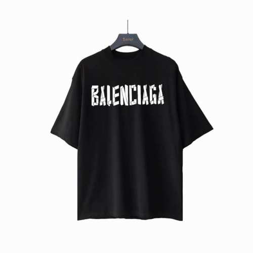 实拍细节图+尺码表 balsenciaga巴黎世家高版爆裂金属材质字母硅胶立体工艺短袖 最高版本 定制面料270克100%双纱棉 字母硅胶爆裂痕立体工艺设计 辅