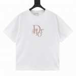 Dior 迪奥 Dior By Erl联名刺绣短袖T恤 这款 T 恤来自 Dior By Erl 尊享联名系列。 采用棉质270克纳维亚精棉平纹面料精心制作，