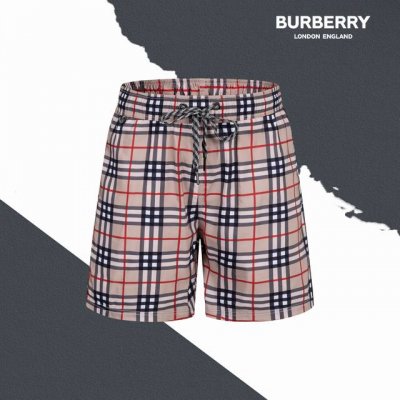 款号Sl137 burberry巴宝莉经典格子沙滩裤带内网抽绳短裤 情侣同款 不掉色 舒适透气 专柜同步 全套包装 区别市面一眼假版本 一条小短裤细节丰富 却也
