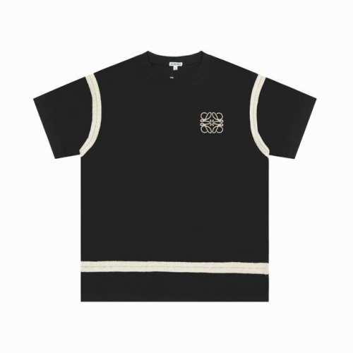 顶级代工品质 Loewe 罗意威25Ss 经典刺绣T恤短袖 不需要所谓烂大街的华丽文案 主打品质 面料经过2次高温缩水固色 不变形不缩水不起球 -正确Os版型