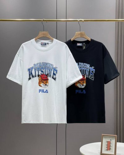 fila 斐乐动物头像夏季新款宽松情侣款短袖T恤 款号：C149 颜色: 黑色 白色 细节版本一比一复刻 重磅专柜最新款！走一波！绝对私房牛货！ 原厂面料采用2
