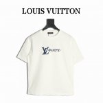 louis Vuitton 路易威登 Lv 25Ss 硅胶菲董短袖T恤 面料采用定制240G 26支特滑双股精棉平纹高密无尘全棉布料。前幅高密度加厚，走线平整，