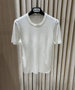 新品#Erdos*纯色圆领镂空薄款针织衫 代工厂P原单渠道 Size：M-L-Xl Code：25032610