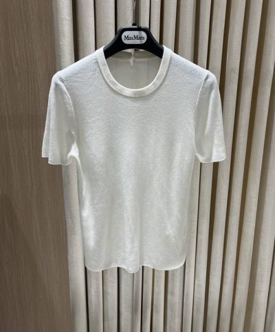 新品#Erdos*纯色圆领镂空薄款针织衫 代工厂P原单渠道 Size：M-L-Xl Code：25032610