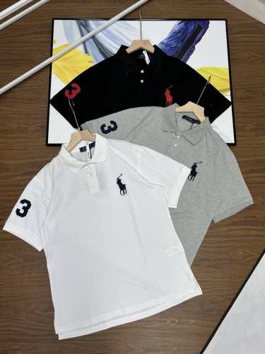 Ralph Lauren拉夫劳伦三色夏季经典常青polo衫翻领纯棉舒适感短袖T恤爆款推荐Ralph Lauren拉夫劳伦polo经典刺绣Logo保罗polo领衫