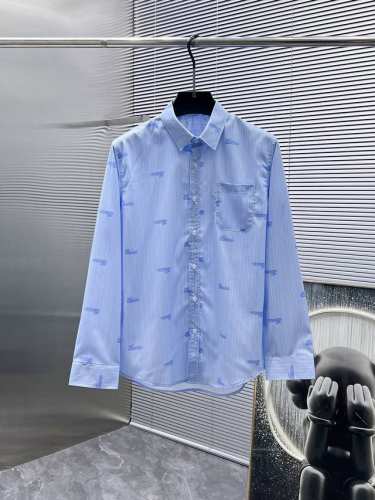 古奇 Gucci 2025Ss新款长袖 衬衫 衬衣，高端版本！专柜定制面料 透气舒适度高，细节无可挑剔，品牌元素设计理念，体现高品质。手感细腻柔软！呈现休闲裁剪