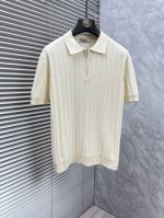 爱马‘’ 2025春夏新款，独家呈现！超级百搭极符合美学基调的一款短袖针织衫，最基础的款式以极简低调的奢华风格，在时尚界越简单的单品，越极易彰显出高级时髦感，触