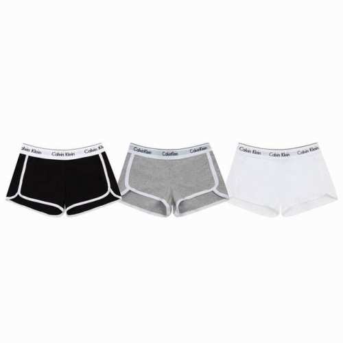条 款号Ys09 贴身衣物非质量问题不退不换 Calvin Klein新款摩登引力带辣妹运动短款居家短裤 尺码：S M L 颜色：黑色 灰色 白色 很显身材 日