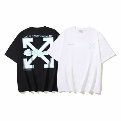 1148# Off-White纯棉260G重磅字母箭头印花短袖T恤 黑色 白色 S M L Xl