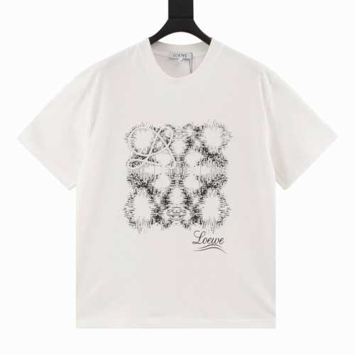 100 loewe 罗意威经典款 立体素描刺绣短袖 尺码Xs-Xl