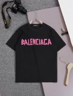 Bal 巴黎 甄选260克定制面料 顶级品质 个性立体发泡拉浆工艺 男女同款 尺码 S M L Xl Xxl 五个码 颜色 黑色 白色