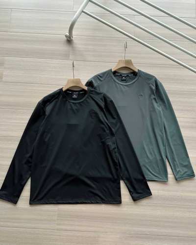 KOLON SPORT 可隆专柜同款同色刺绣休闲顶级科技棉户外休闲运动速干运动圆领长袖T恤，定制1:1专业运动面料，高密度锦纶+高弹力氨纶，更亲肤柔软，面料质感