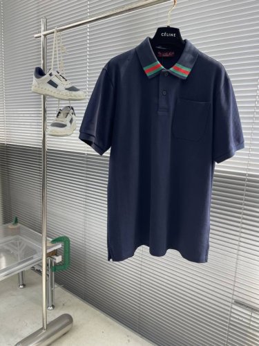 Gucc 2025春夏领口红绿条纹提花polo 精致工艺专柜面料 顶级元素融合打造 经典短袖3标齐全 潮男时尚 无论是上身舒适度还是都是无可比拟的存在 如果你正