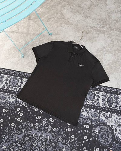款M 始祖鸟polo90 Arc’Teryx 始祖鸟夏新款男士刺绣胸口小标短袖T恤 区别市场聚酯纤维 高版本锦纶面料 熟悉的爆款配方！！青岛外贸工厂p出品！！特