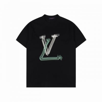 Louis Vuitton 路易威登 新款印花短袖 Lv新款T上货！高品质 精梳棉洗水处理 不变形不缩水 260G高克重 手感好 此款T以Lv印花设计 ，简约大