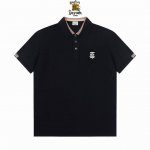 三标齐全 -Bbr 巴宝莉专柜同步上新 精美条纹徽标烫钻翻领polo衫 -采用原版Zp一致定制索罗娜双珠地面料 螺纹同缸定染零色差 独家品质区别通货 欢迎对比